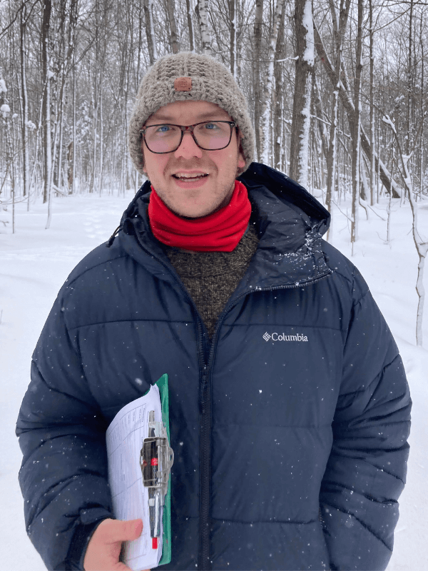 Moose researcher Adam Mortensen